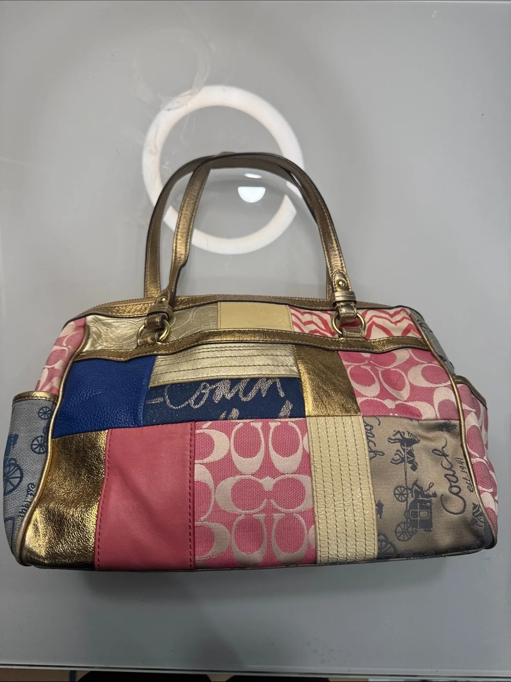 バッグ vintage coach old archive y2k bowling Coach | Bags | Coach Vintage Y2kera Coach Signature Patchwork